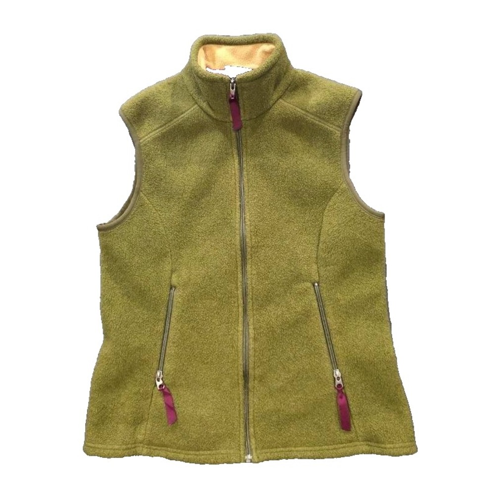 Patagonia Synchilla Women's Fleece Full Zip Vest Avocado Green M A011528